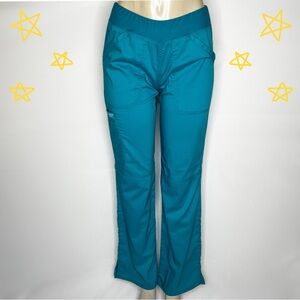 Cherokee Workwear Teal Scrubs, XS, LIKE NEW